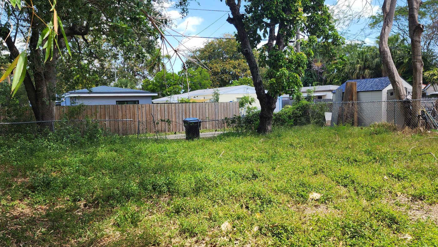 Back yard at 2063 NE 173rd St